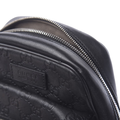 Gucci Guccissima Sling Backpack Black 6 of 11