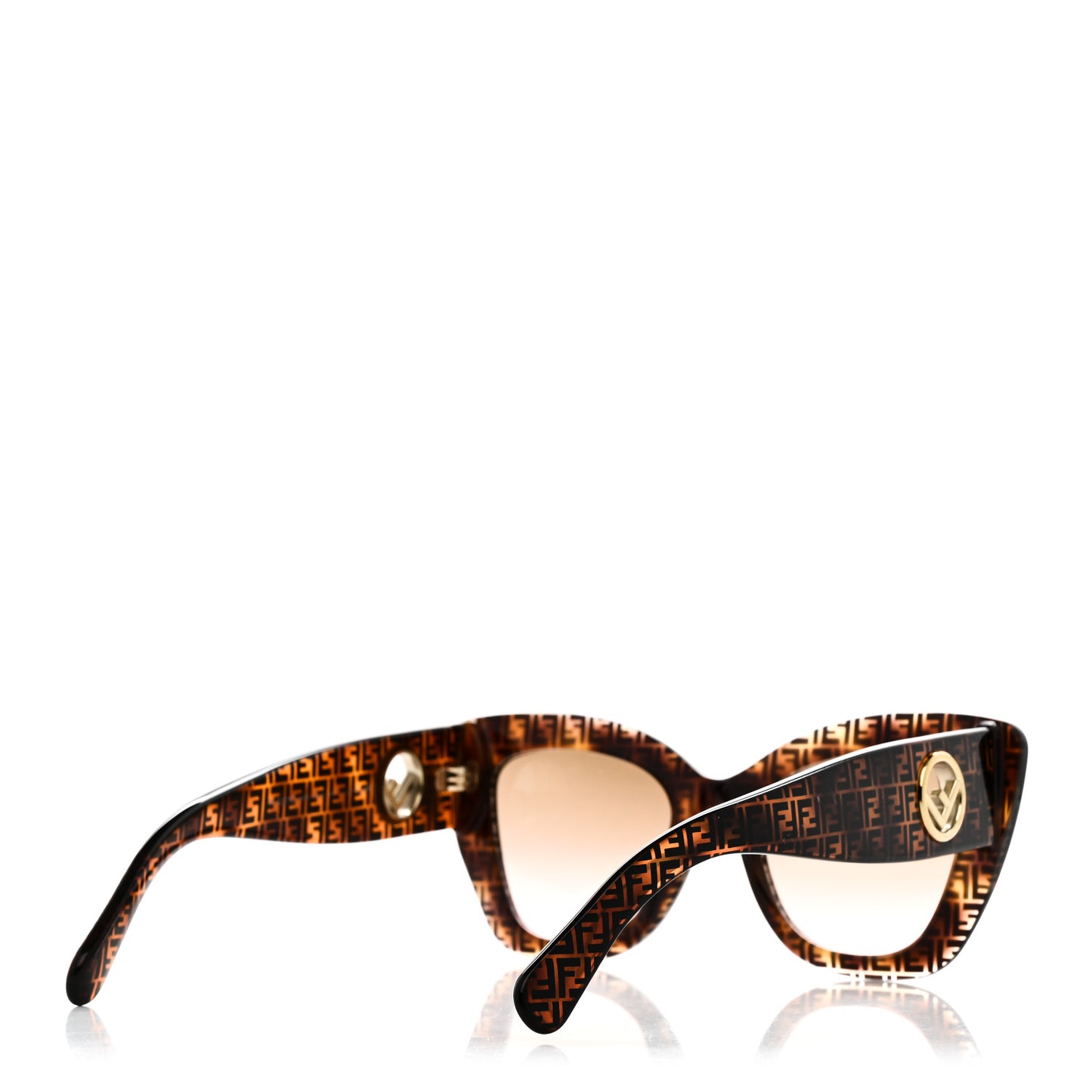 Acetate F is Fendi FF 51mm Cat Eye Sunglasses 0327/S Tortoise Camouflage