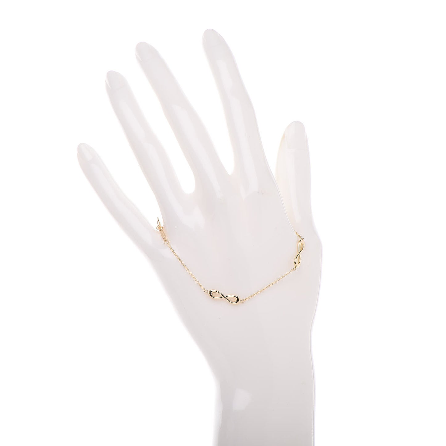 18K Yellow Gold Infinity Endless Bracelet