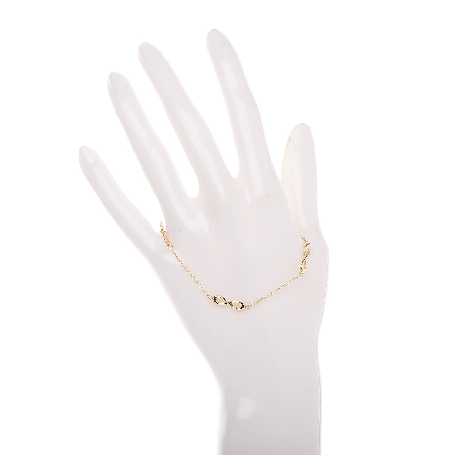 Tiffany 18K Yellow Gold Infinity Endless Bracelet 2 of 6