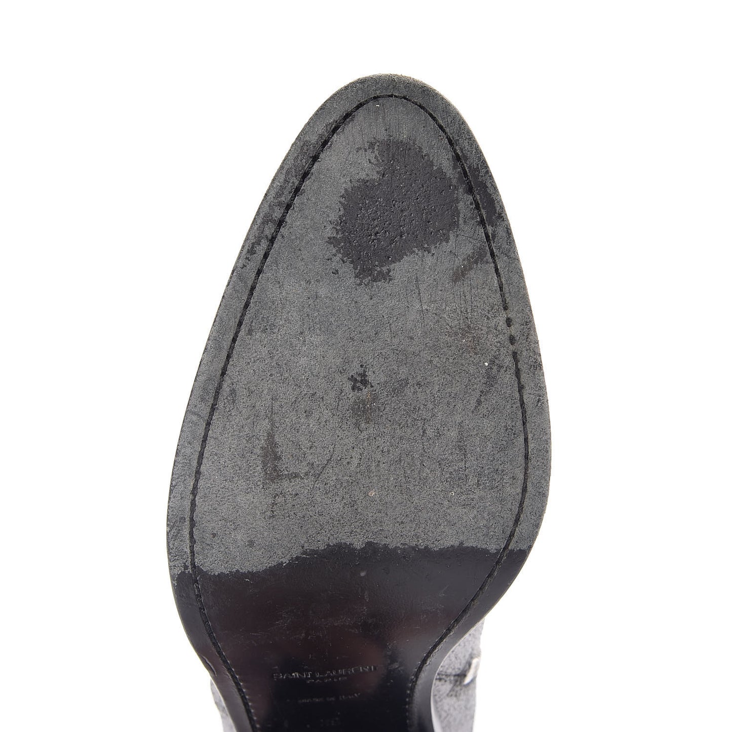 Metallic Suede Curtis Ankle Boots 39 Dark Silver