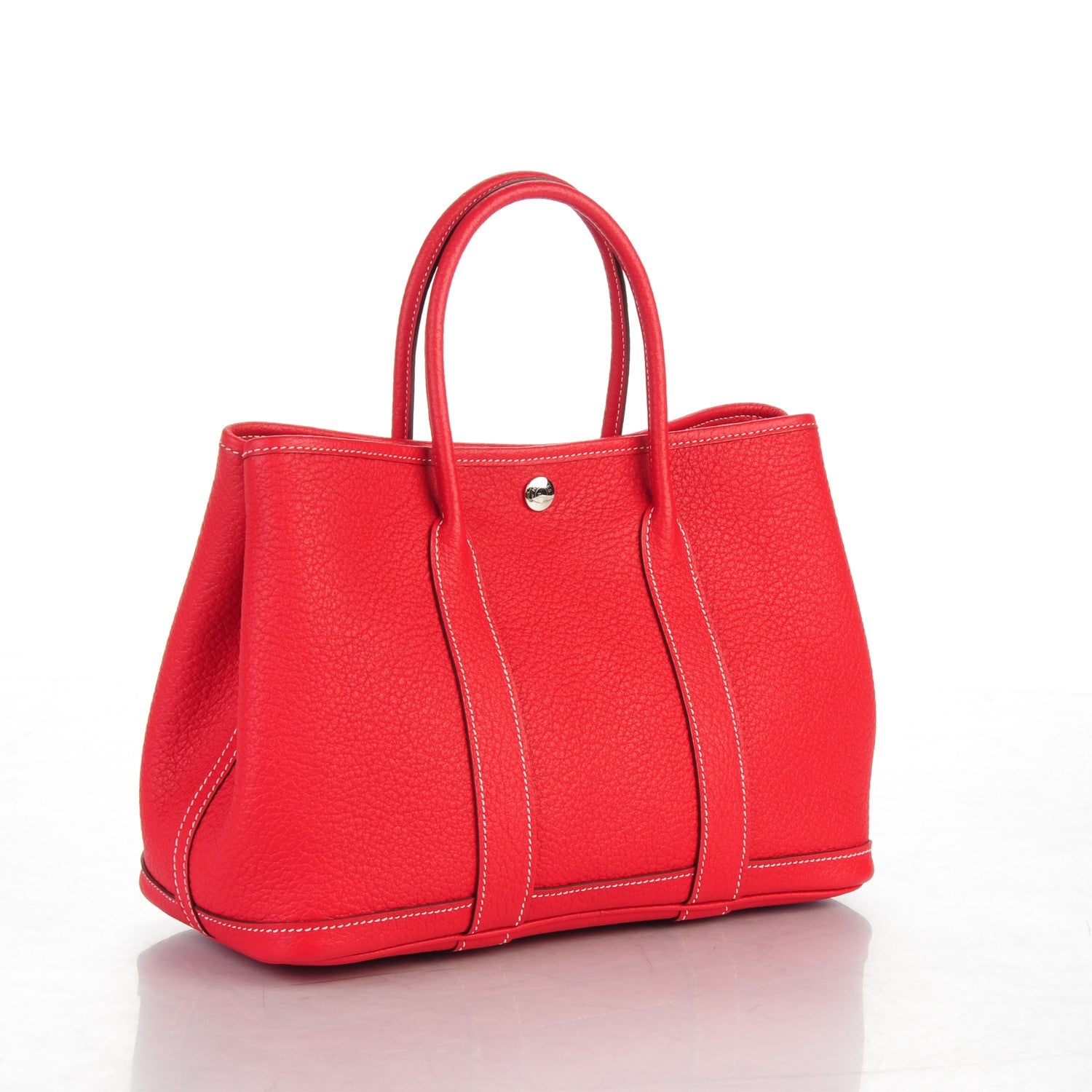 Hermes Vache Country Garden Party TPM 30 Rouge Casaque 3 of 6