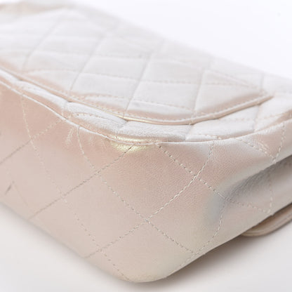 Chanel Metallic Lambskin Quilted Extra Mini Rectangular Flap Ivory 11 of 25