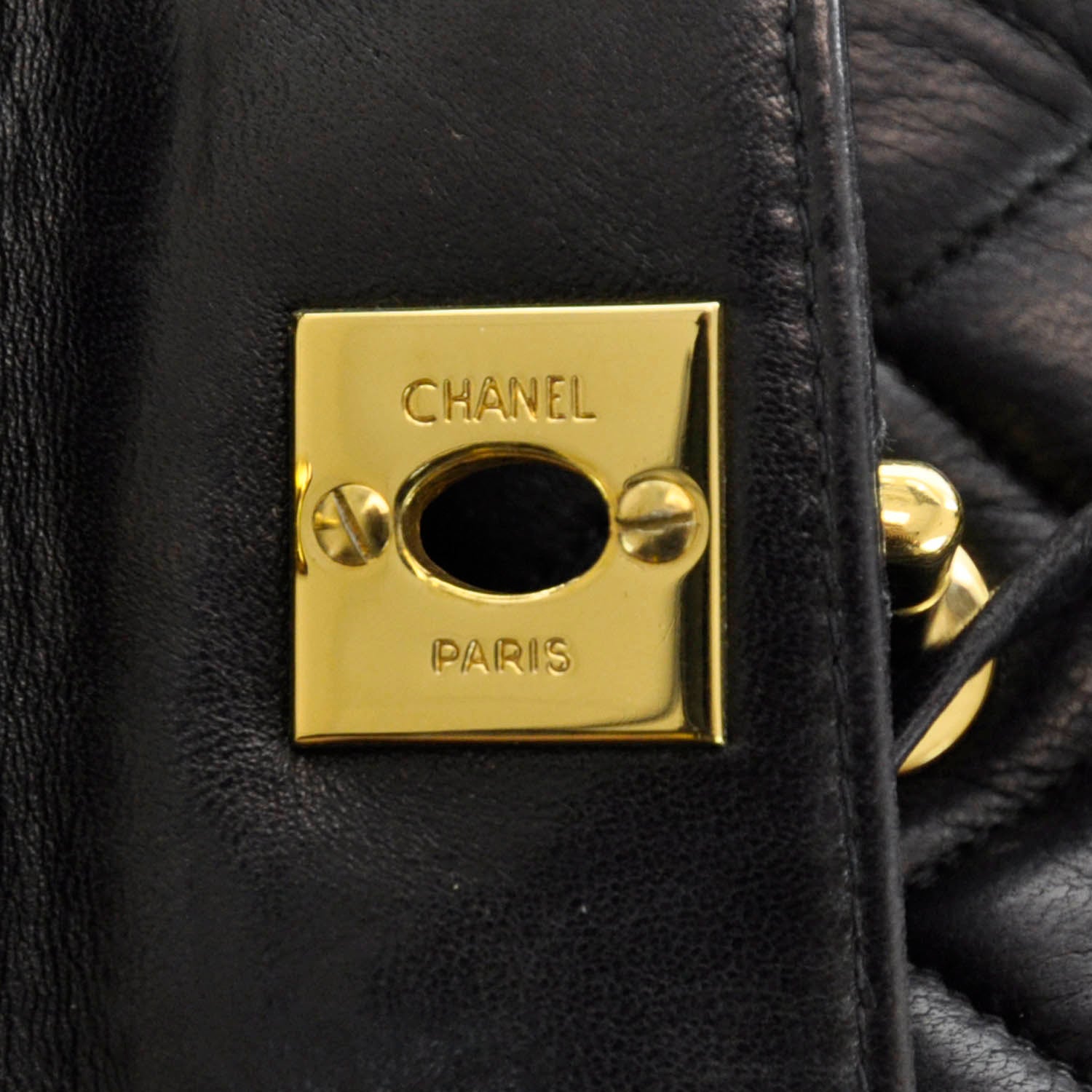 Chanel Lambskin Quilted Backpack Black 10 of 10