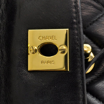 Chanel Lambskin Quilted Backpack Black 10 of 10