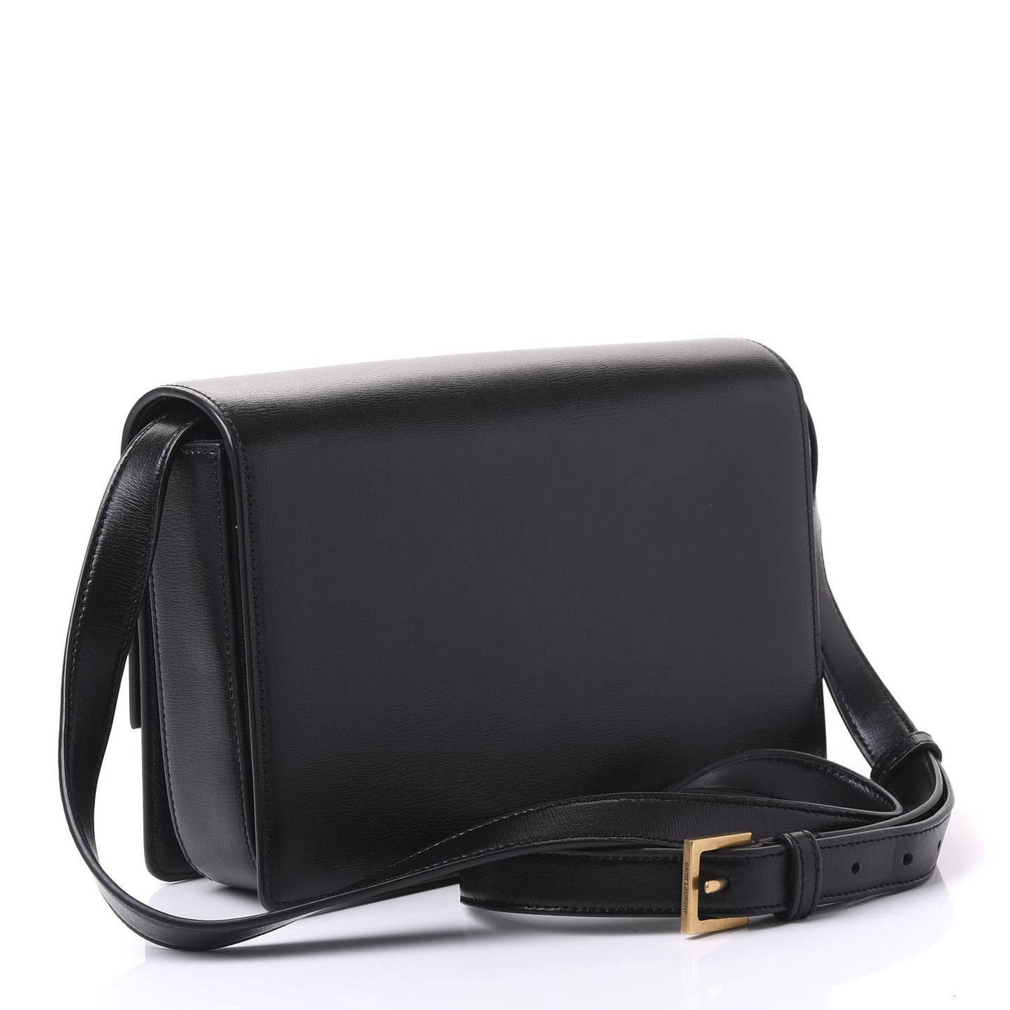 Smooth Calfskin Suede Medium Bellechasse Black Dark Green