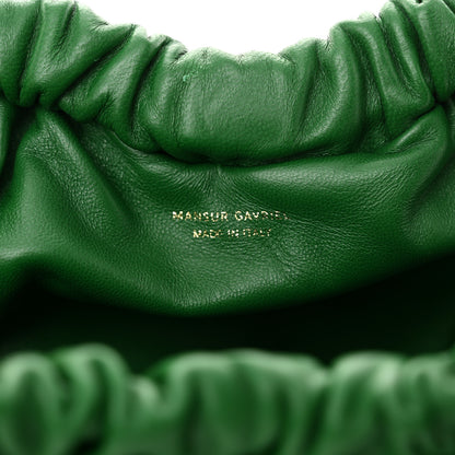 Mansur Gavriel Lambskin Mini Cloud Clutch Green 6 of 11