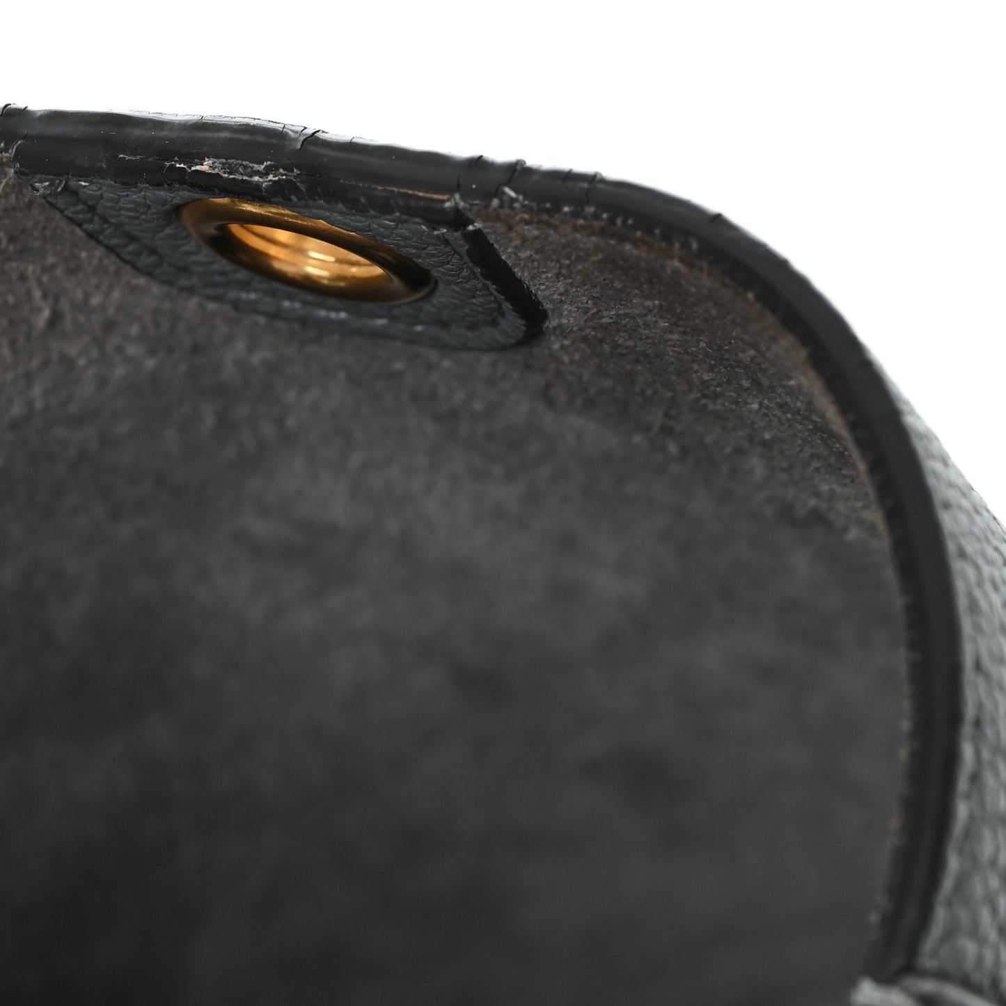 Soft Grained Calfskin Sangle Bucket Bag Storm