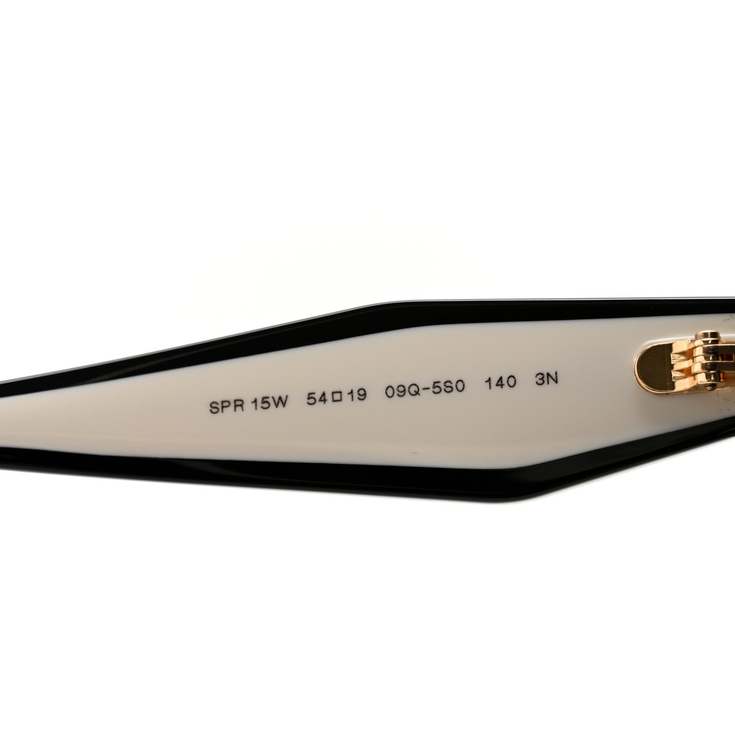 Prada Acetate Sunglasses SPR 15W Black White 6 of 8