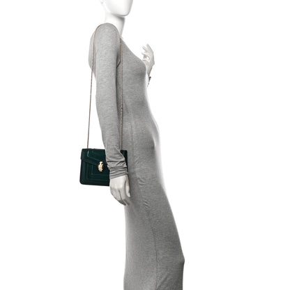 Bulgari Patent Serpenti Forever Crossbody Emerald 2 of 12