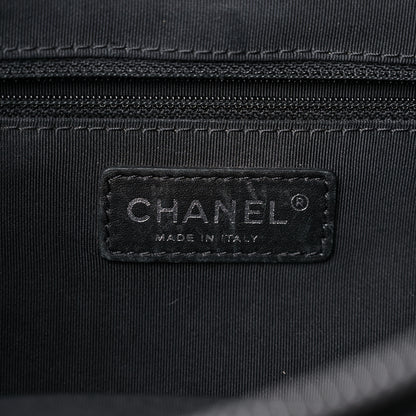 Chanel Lambskin Quilted Shopping Tote Black 6 of 14