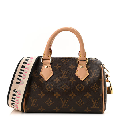 Louis Vuitton Monogram Speedy Bandouliere 20 Black 1 of 10