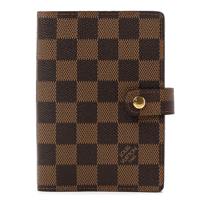 Louis Vuitton Damier Ebene Small Ring Agenda Cover 1 of 6