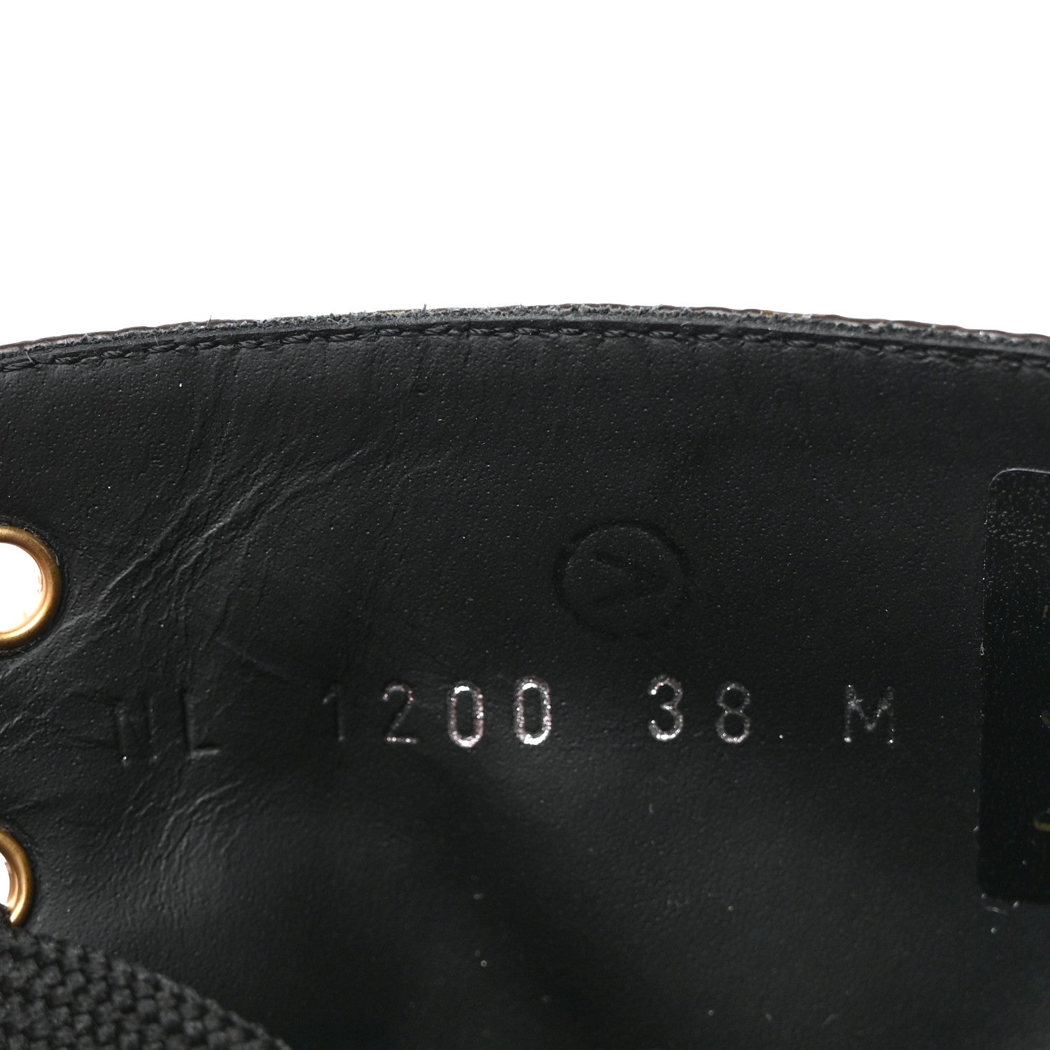 Louis Vuitton Calfskin Monogram Wonderland Flat Ranger Boots 38 Black 8 of 9