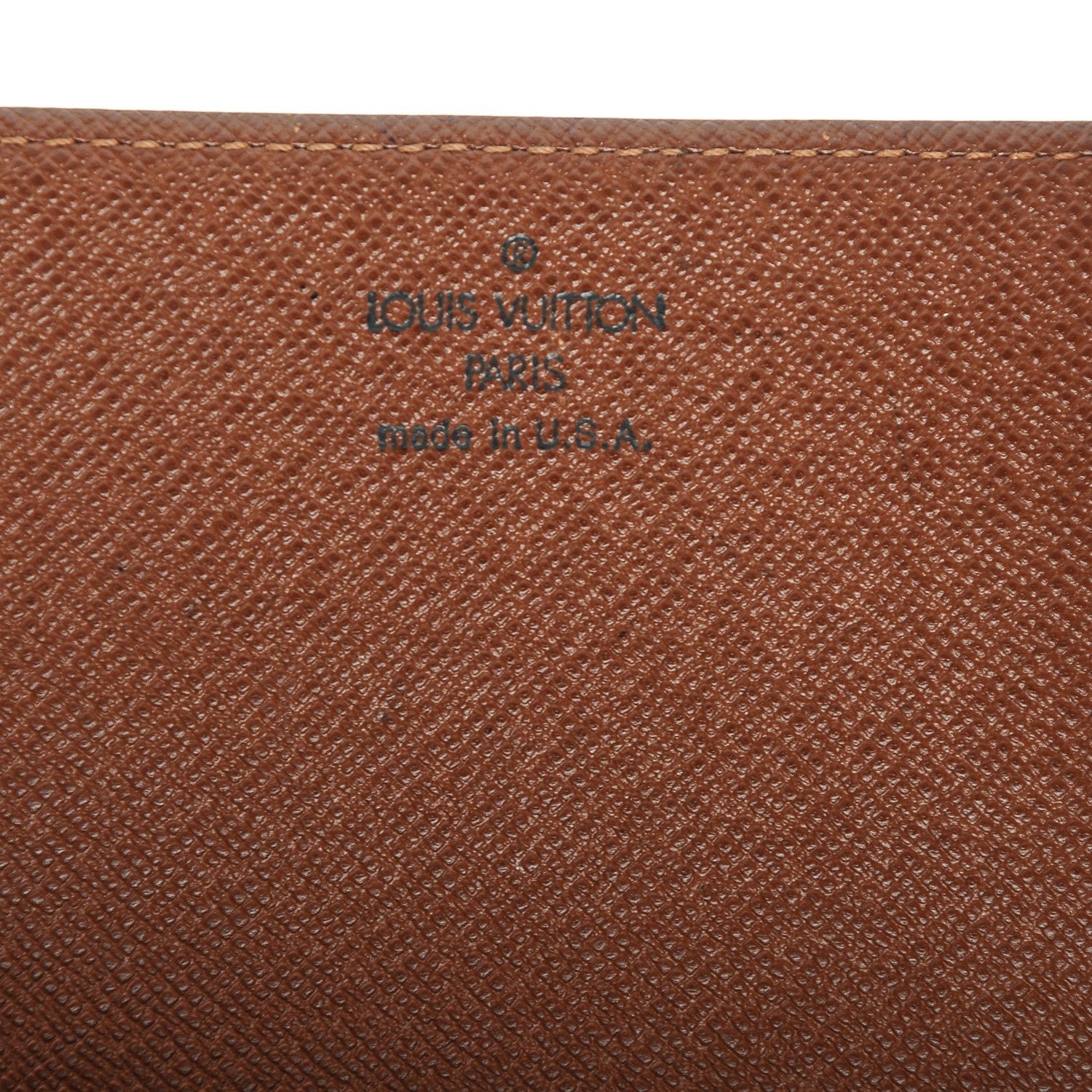 Louis Vuitton Monogram Simple Checkbook Holder Wallet Cover 6 of 6