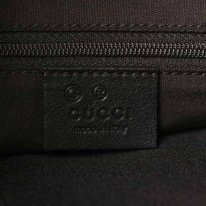 Gucci Guccissima Large New Ladies Web Hobo Black 6 of 9