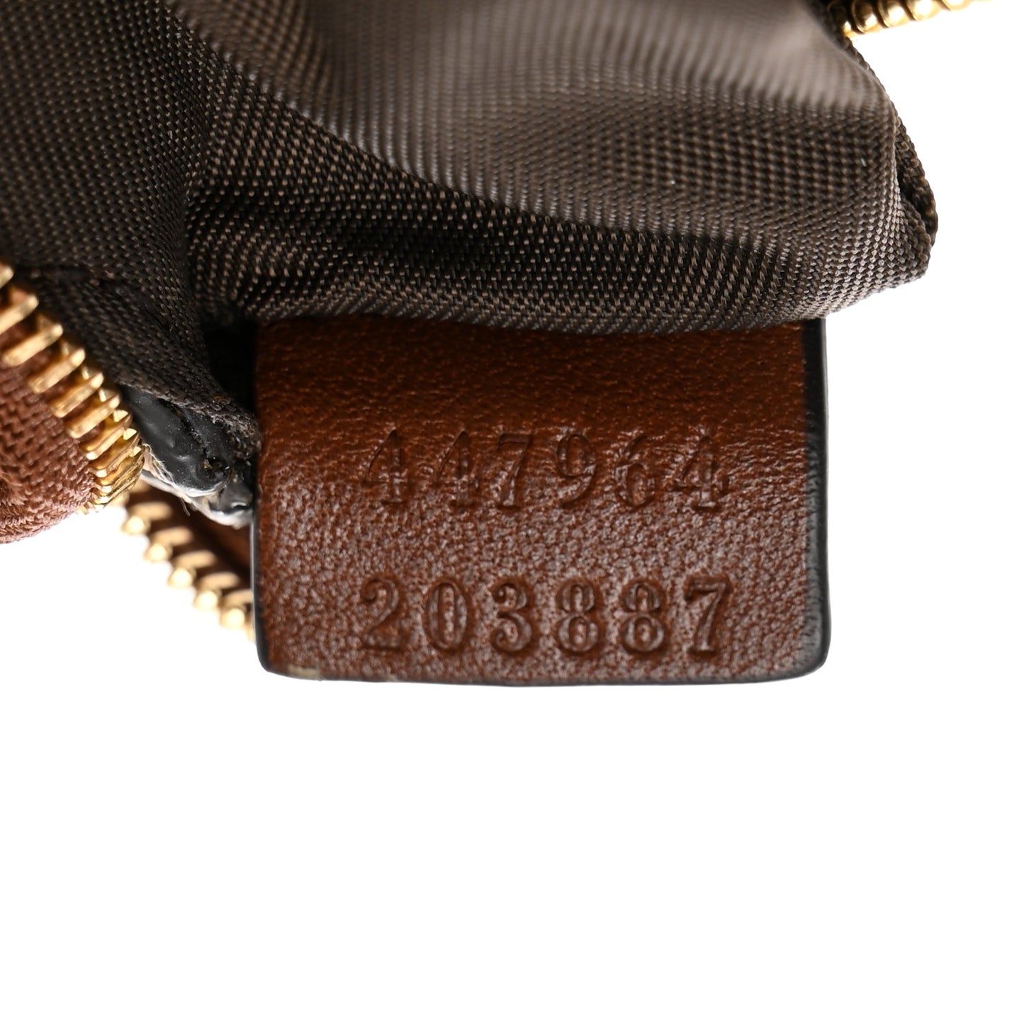 GG Supreme Monogram Key Case Brown