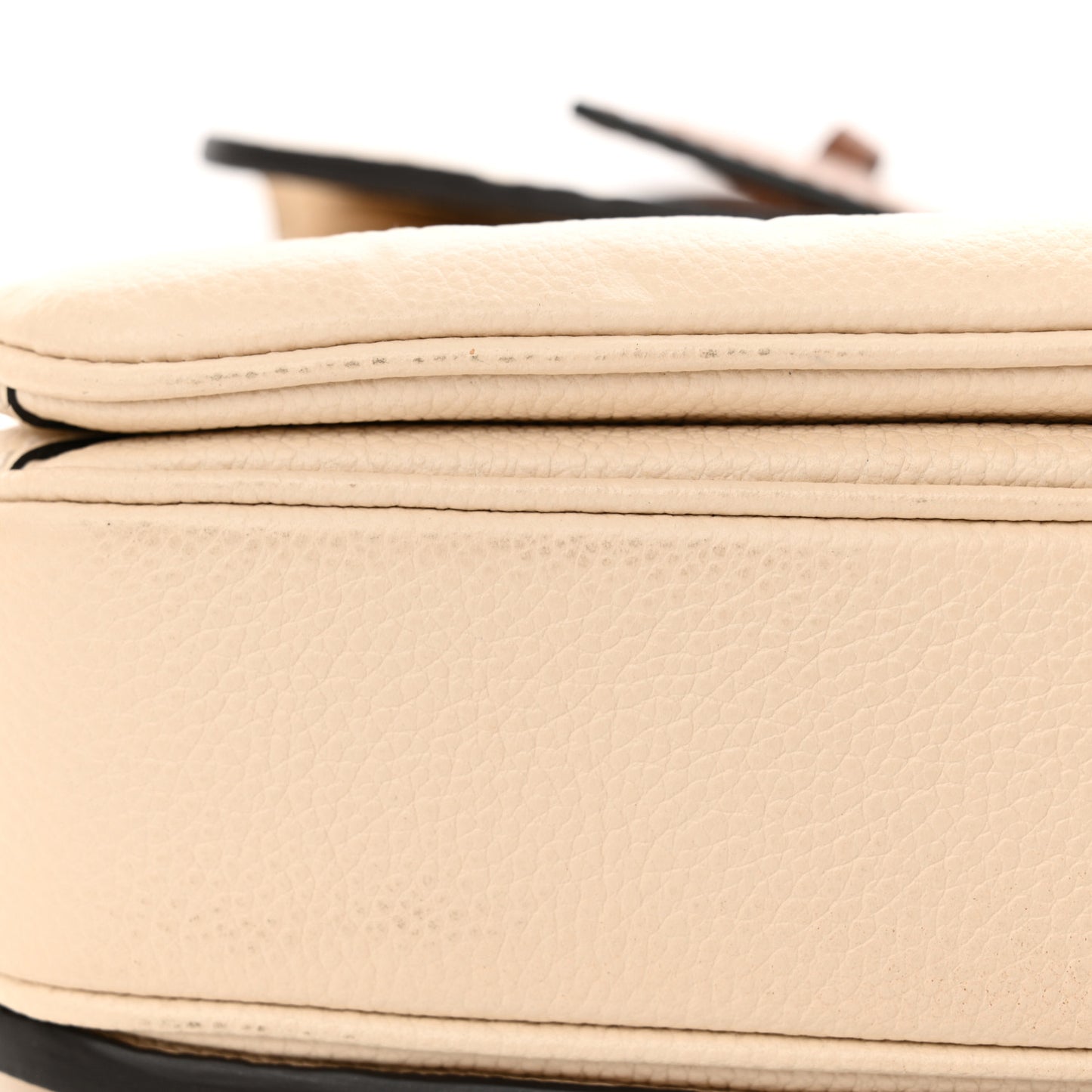 Empreinte Braided Pochette Metis Creme Beige Caramel