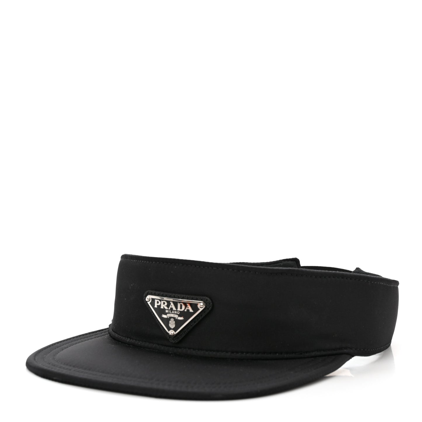 Nylon Triango Metal Triangle Logo Mens Visor L Black