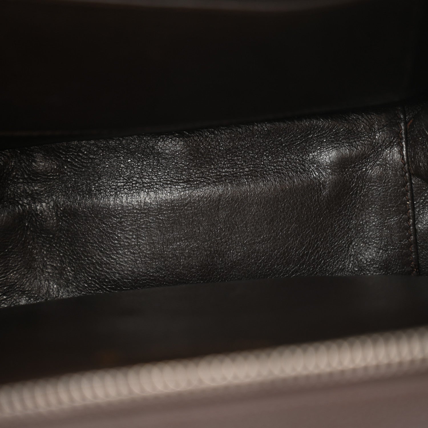 Chanel Grained Calfskin Timeless CC Vanity Case Dark Brown 5 of 12