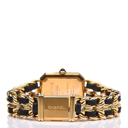 Chanel Stainless Steel Lambskin 20mm Chain Premiere Quartz Watch Gold L 4 of 6