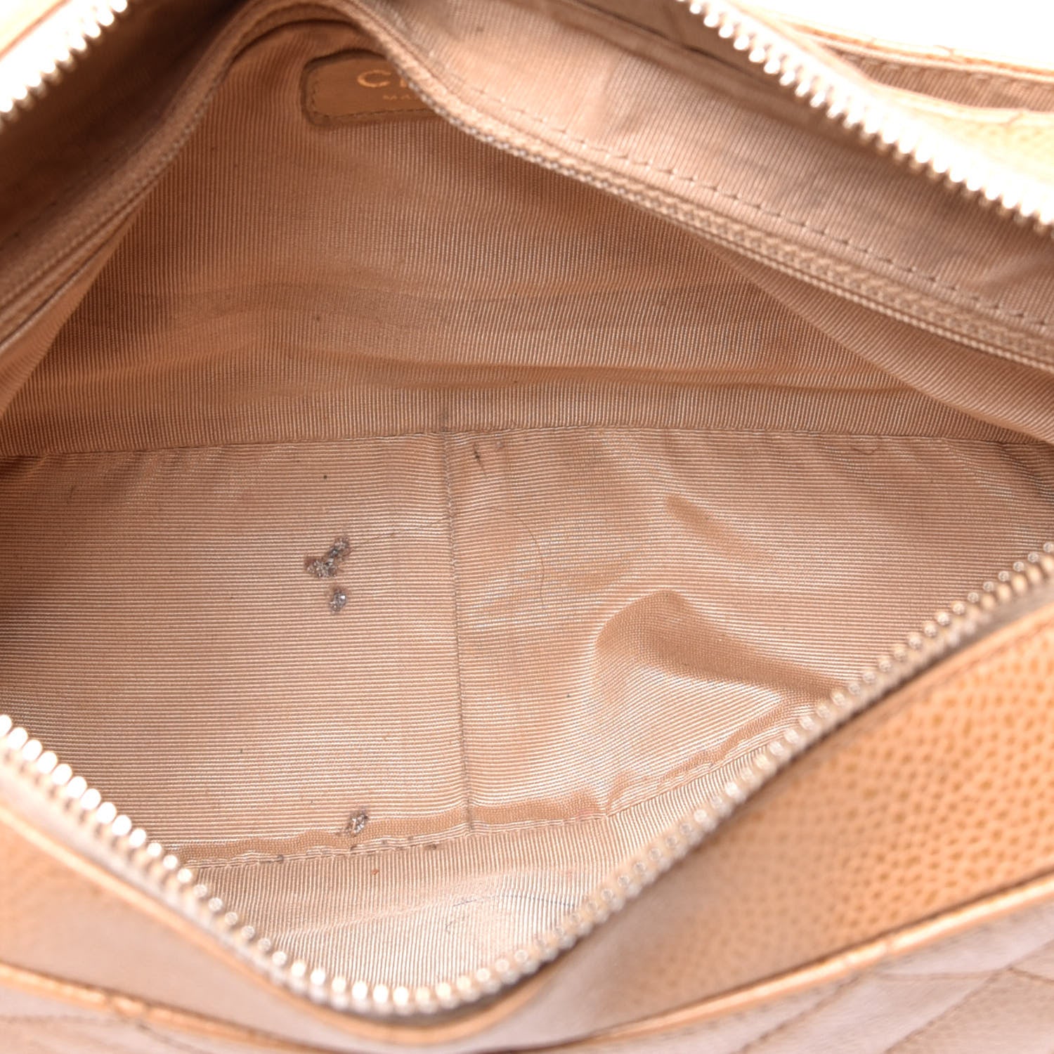 Chanel Caviar Quilted Timeless CC Shoulder Bag Beige 5 of 10