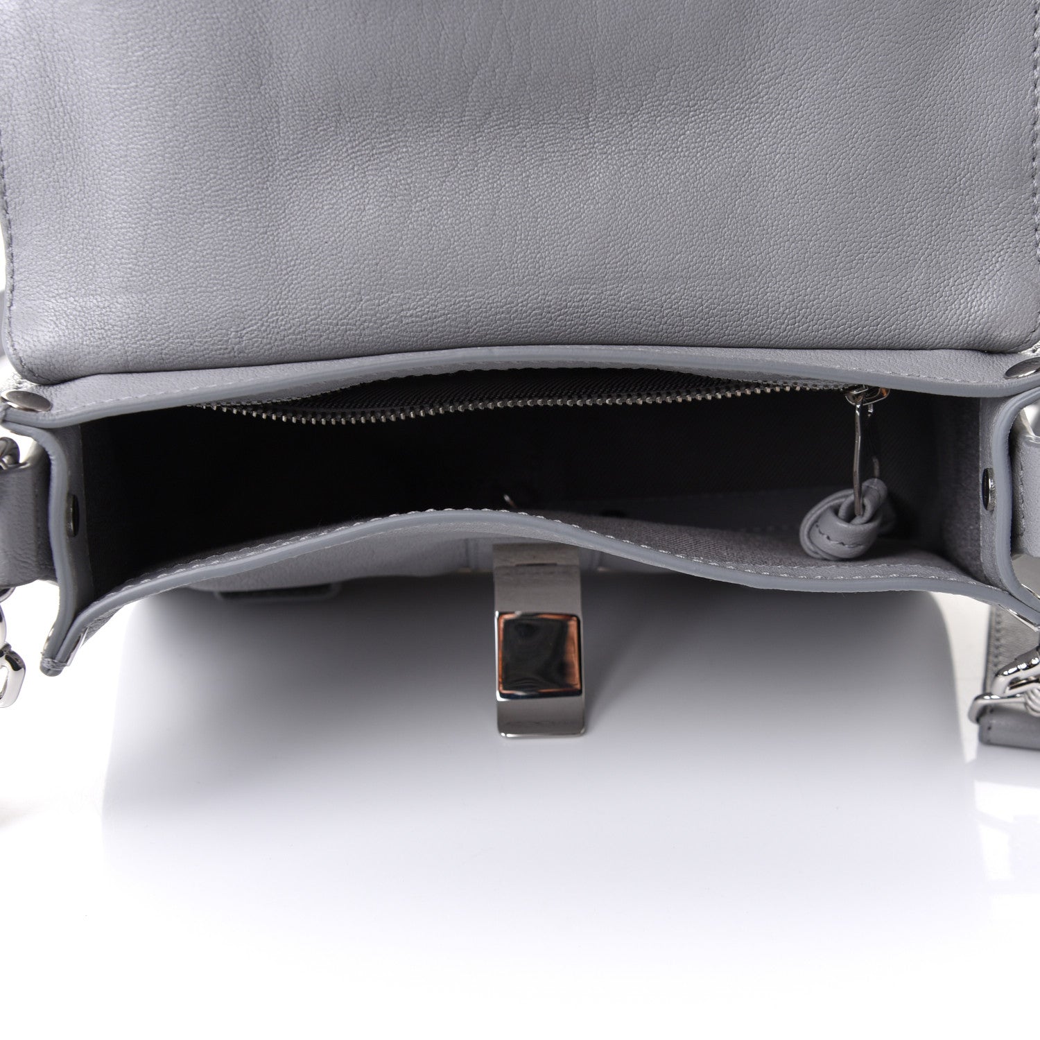 Proenza Schouler Lambskin PS1 Mini Crossbody Dove Grey 4 of 8