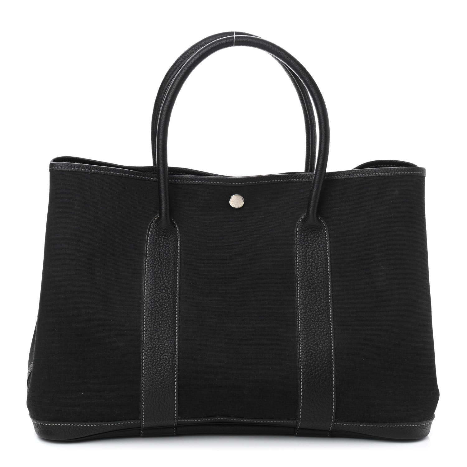Hermes Toile Negonda Garden Party Tote 36 MM Black 1 of 9