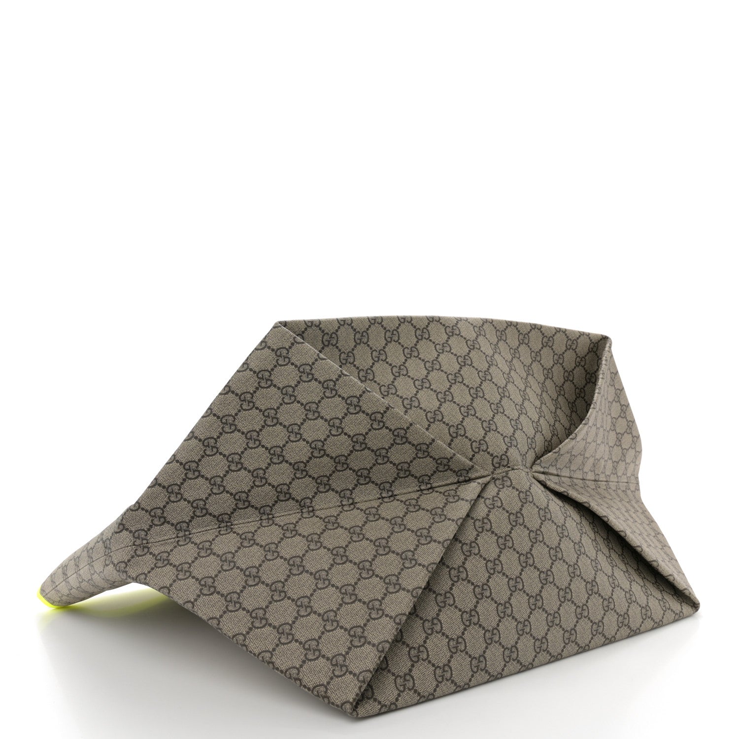 Gucci GG Supreme Monogram Totissima Shopping Tote Ebony Beige Yellow 5 of 11