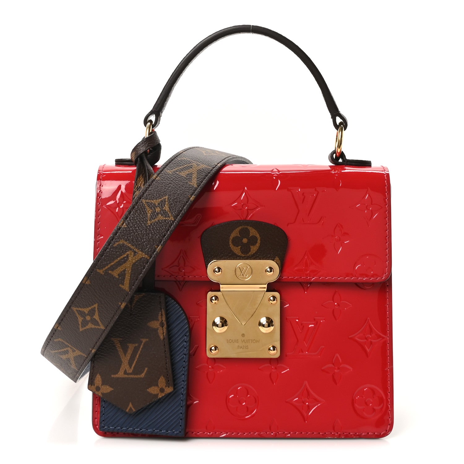 Louis Vuitton Vernis Epi Monogram Spring Street Scarlet 1 of 9