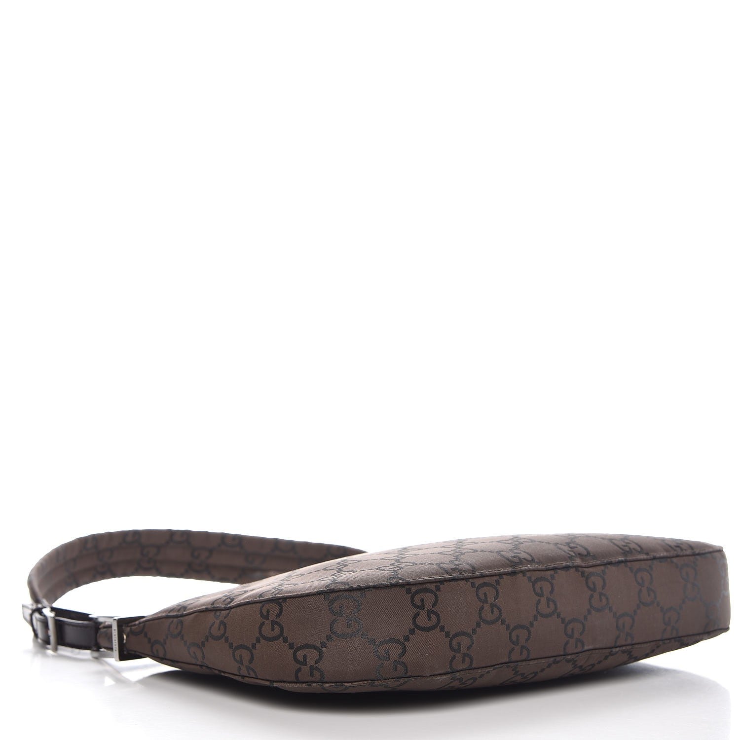 Gucci Nylon Monogram Shoulder Bag Brown 4 of 9