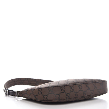 Gucci Nylon Monogram Shoulder Bag Brown 4 of 9