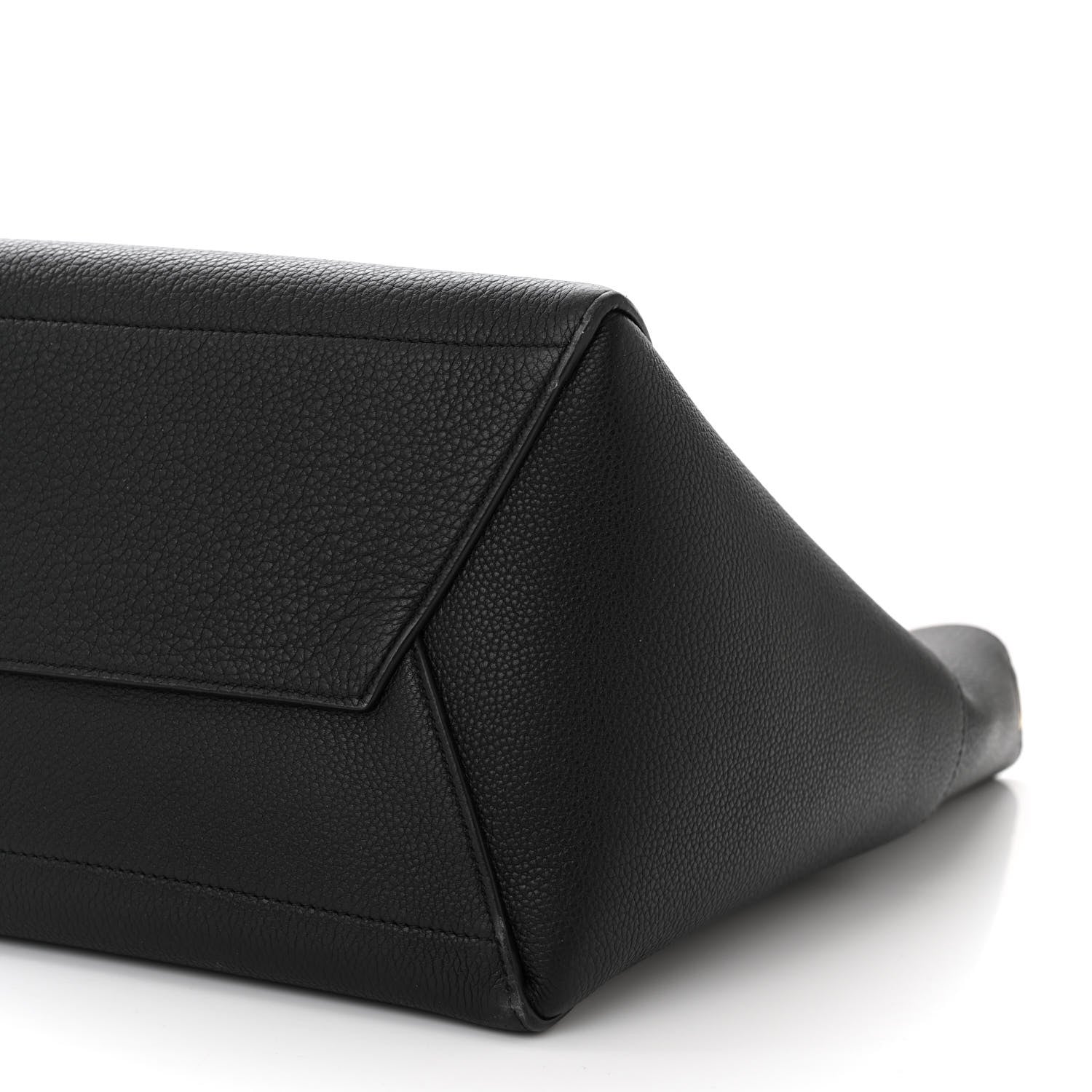 Celine Soft Grained Calfskin Sangle Bucket Bag Black 9 of 9