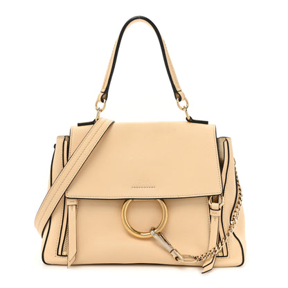 Chloe Calfskin Small Faye Day Shoulder Bag Beige 1 of 21