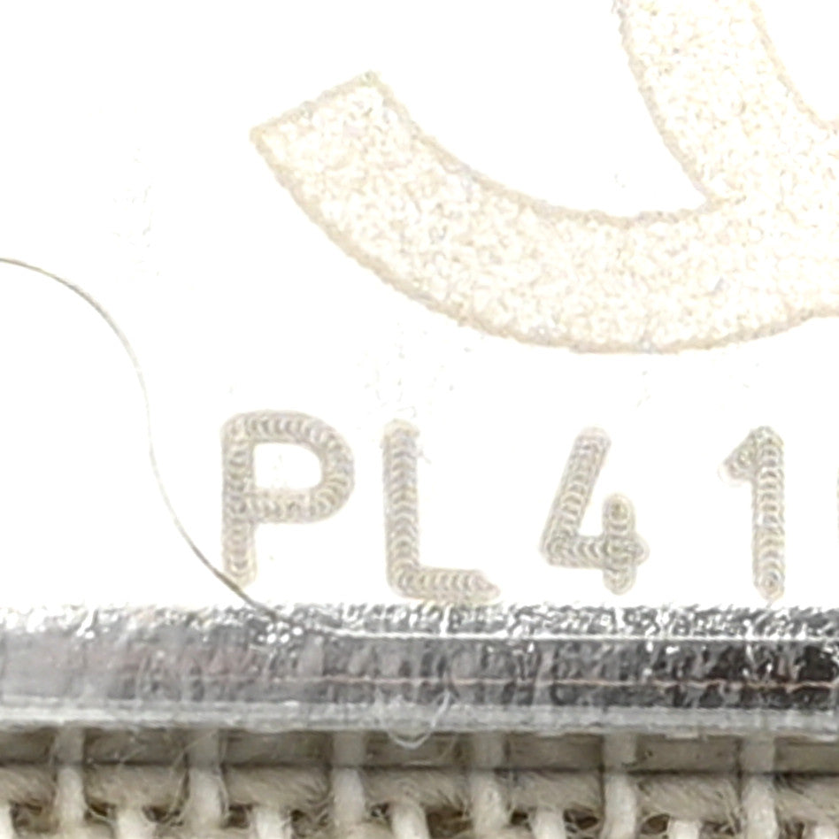 Metallic Calfskin Medium Deauville Tote Silver