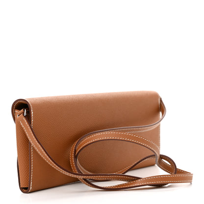 Hermes Epsom Maillon Wallet To Go Gold 3 of 10