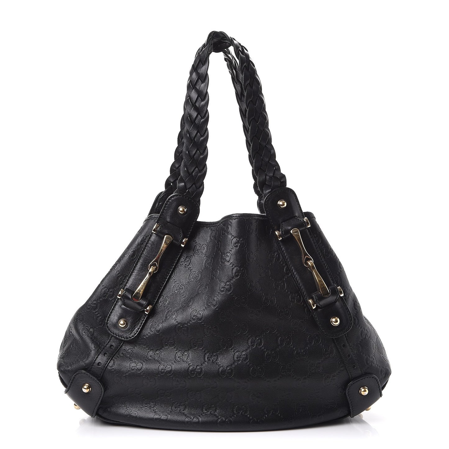 Guccissima Small Pelham Shoulder Bag Black