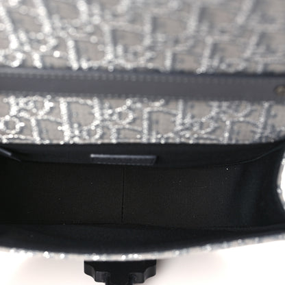 Christian Dior Oblique Grained Calfskin Mini Gallop Bag With Strap Grey 4 of 8