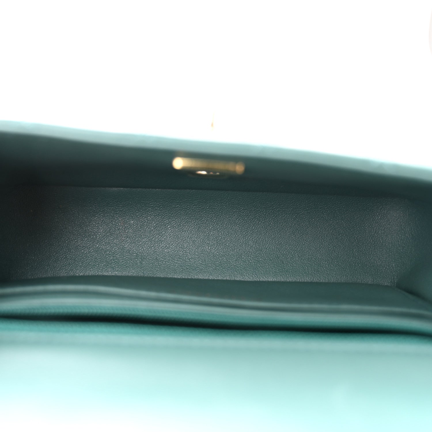 Chanel Lambskin Quilted Mini Rectangular Flap Green 5 of 10