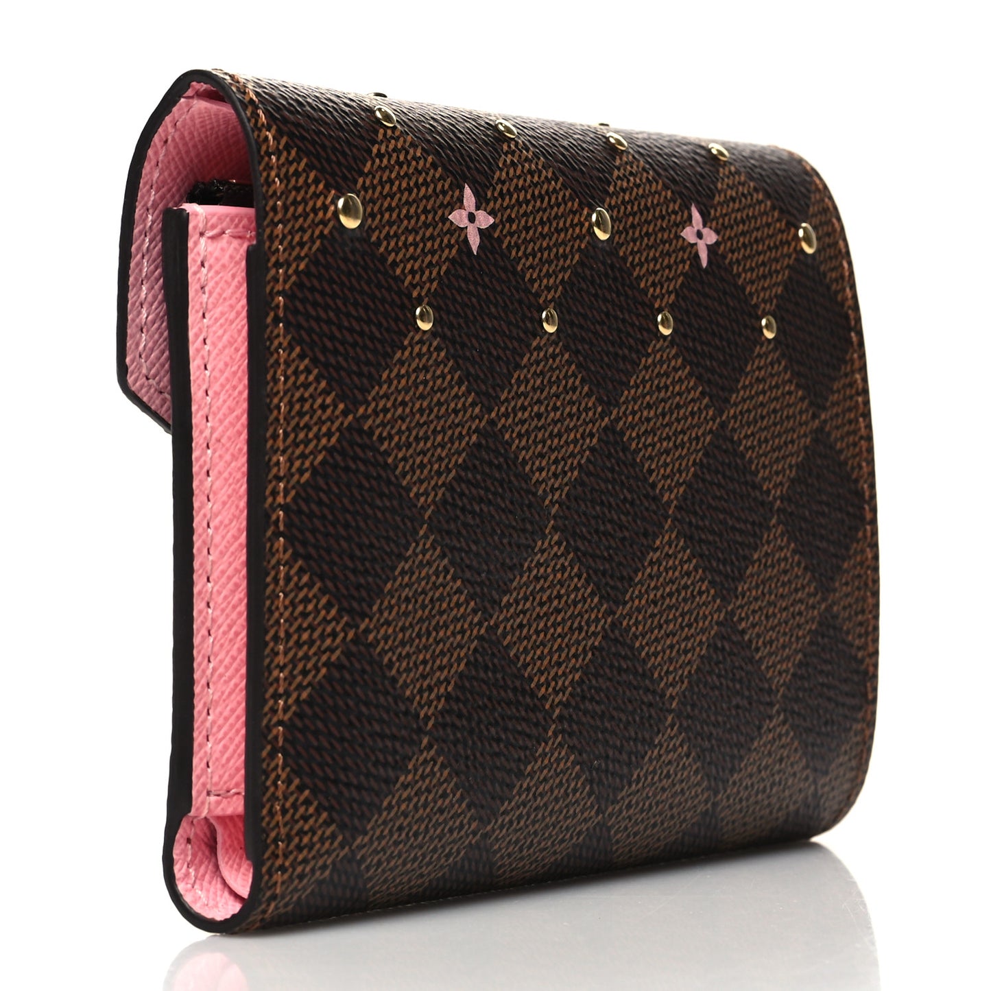 Damier Ebene Studded Victorine Wallet