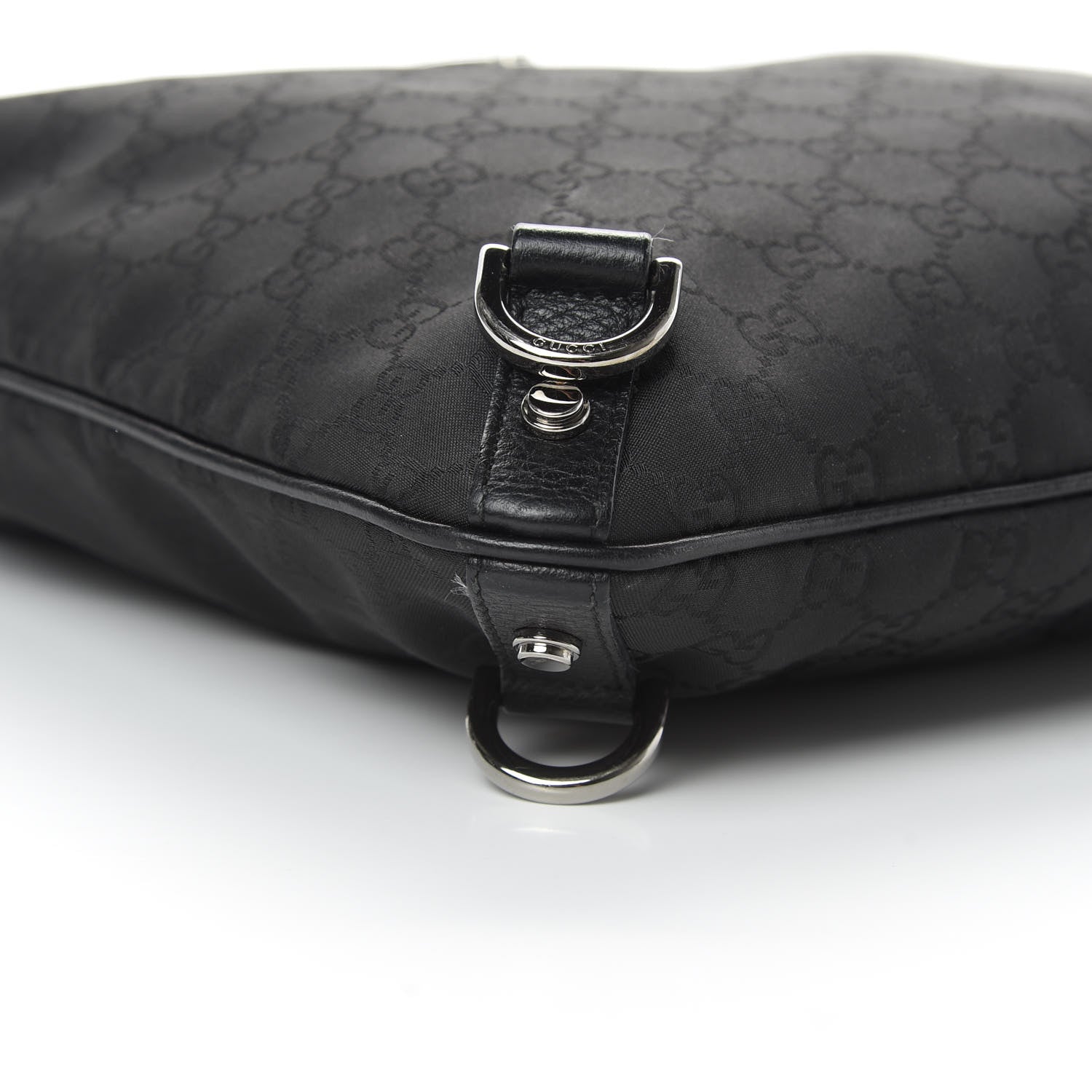 Gucci Monogram Abbey Messenger Bag Black 9 of 13