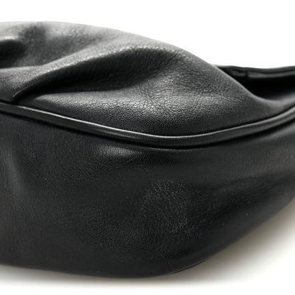 Fendi Vitello Flamingo Fendista Pouchette Crossbody Black 10 of 10