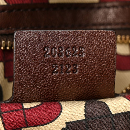 Gucci Guccissima Studded Pelham Shoulder Bag Dark Brown 7 of 15