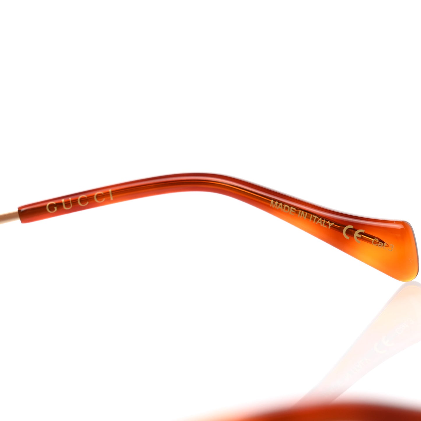 Aviator Sunglasses GG0969S Gold Brown