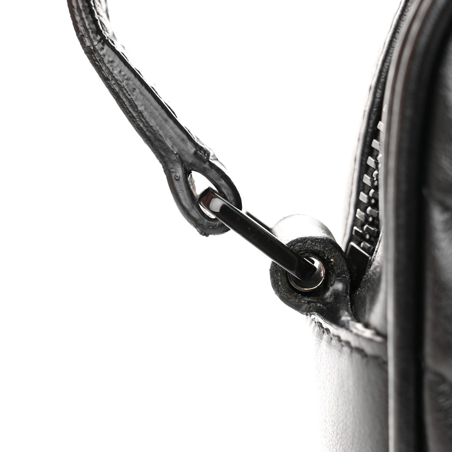 Calfskin Matelasse Monogram Monochrome Lou Camera Bag Black