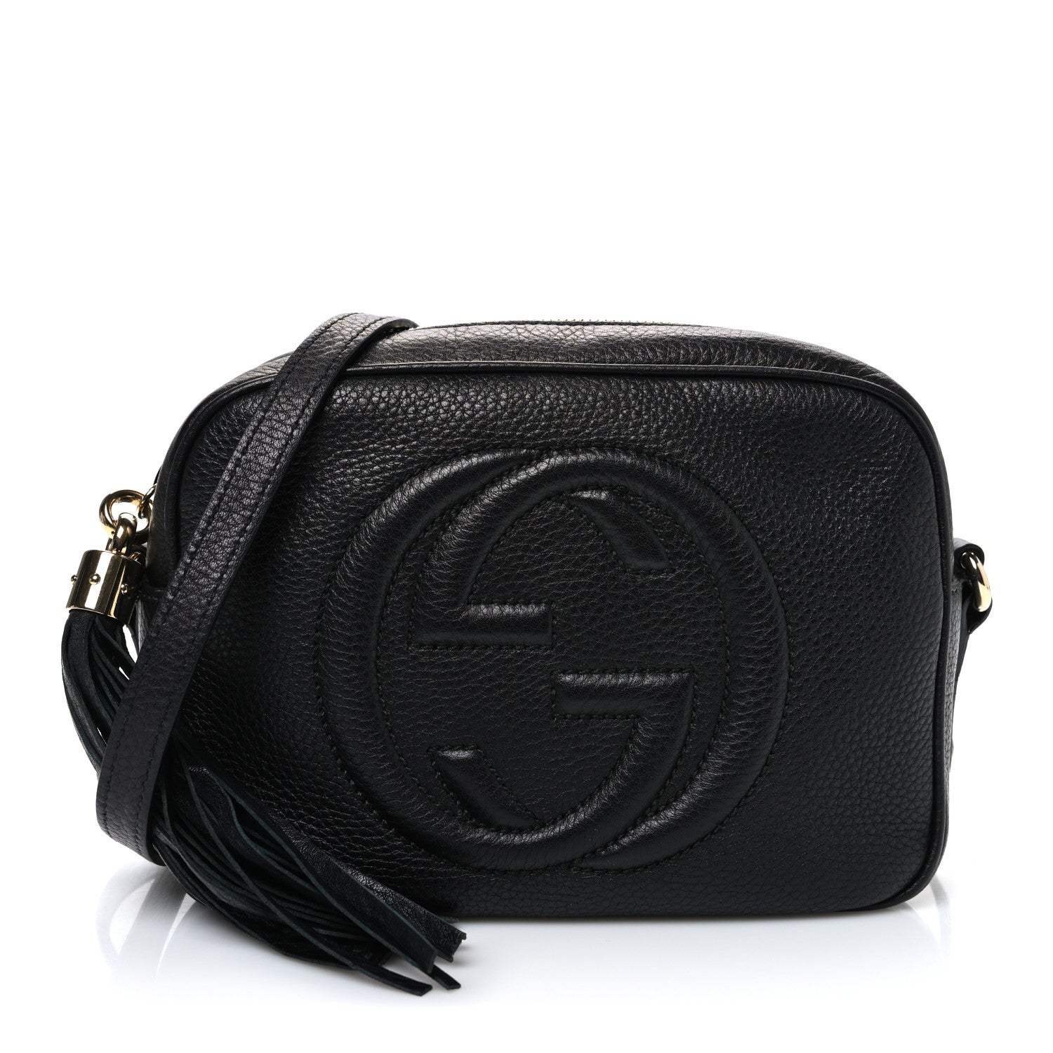 Gucci Pebbled Calfskin Small Soho Disco Bag Black 1 of 10