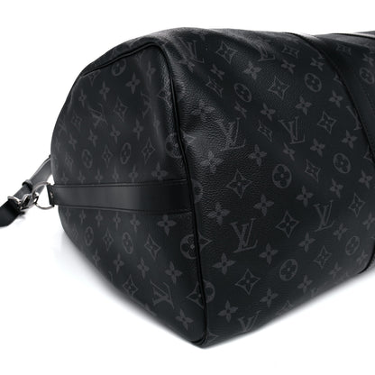 Louis Vuitton Monogram Eclipse Keepall Bandouliere 55 9 of 16