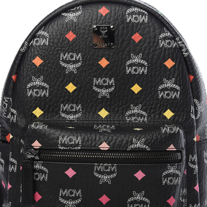 MCM Skyoptic Visetos Small Stark Backpack Spectrum Diamond Black 8 of 8