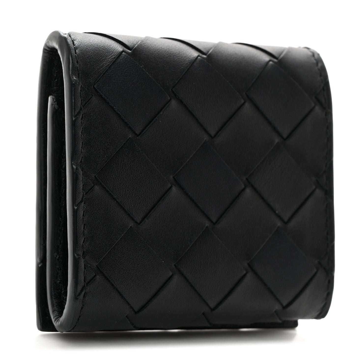 Nappa Intrecciato Coin Purse Midnight Blue
