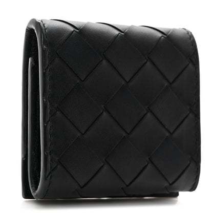 Bottega Veneta Nappa Intrecciato Coin Purse Midnight Blue 3 of 10